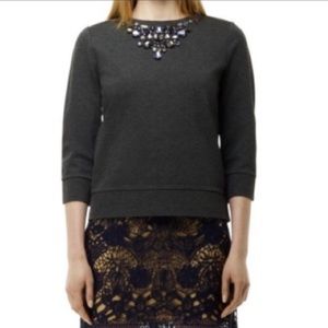 Club Monaco jeweled sweatshirt